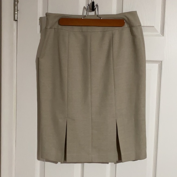 Black Label Evan Picone Pleated Pencil Skirt Sz 6 - Picture 5 of 9